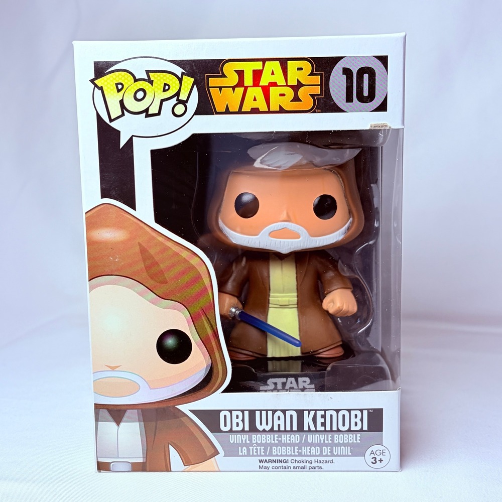 Funko Star Wars Obi-Wan Kenobi #10 Standard Brown Jedi Vinyl Bobble-Head‎ Figure
